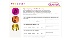 Desktop Screenshot of docet-oq.opencc.co.uk